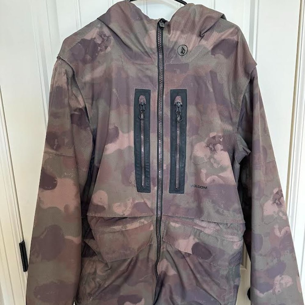 Volcom Mens Medium Stone Gore-Tex Snowboard / Ski Jacket